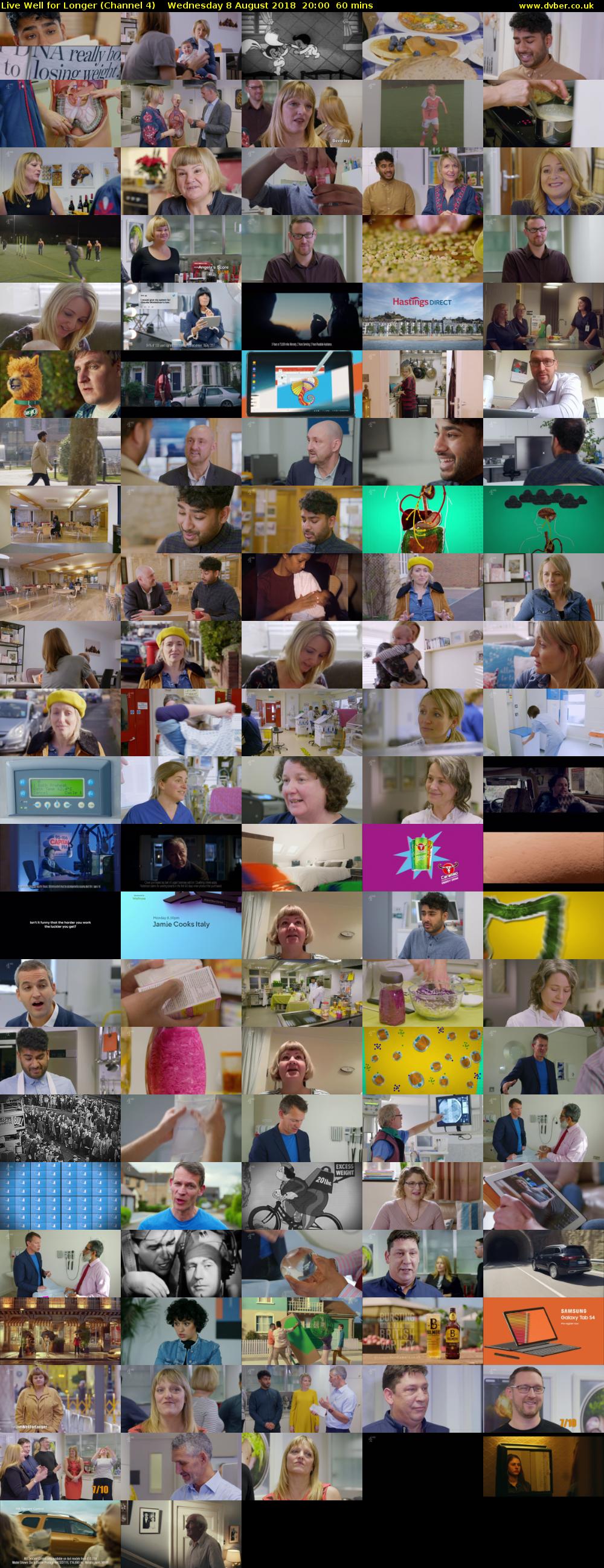Live Well for Longer (Channel 4) Wednesday 8 August 2018 20:00 - 21:00