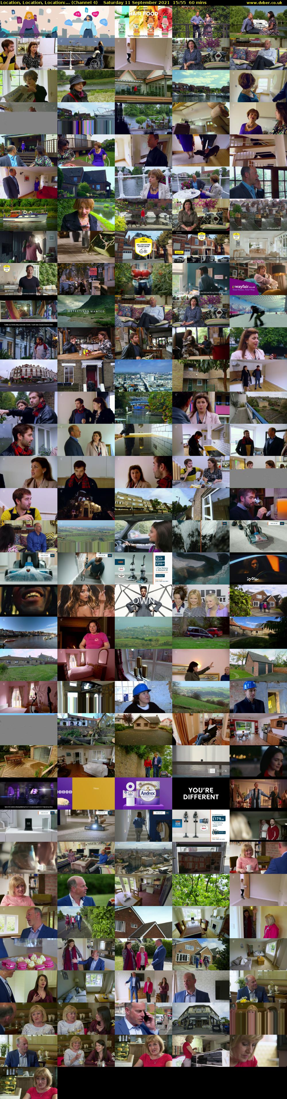 Location, Location, Location:... (Channel 4) Saturday 11 September 2021 15:55 - 16:55