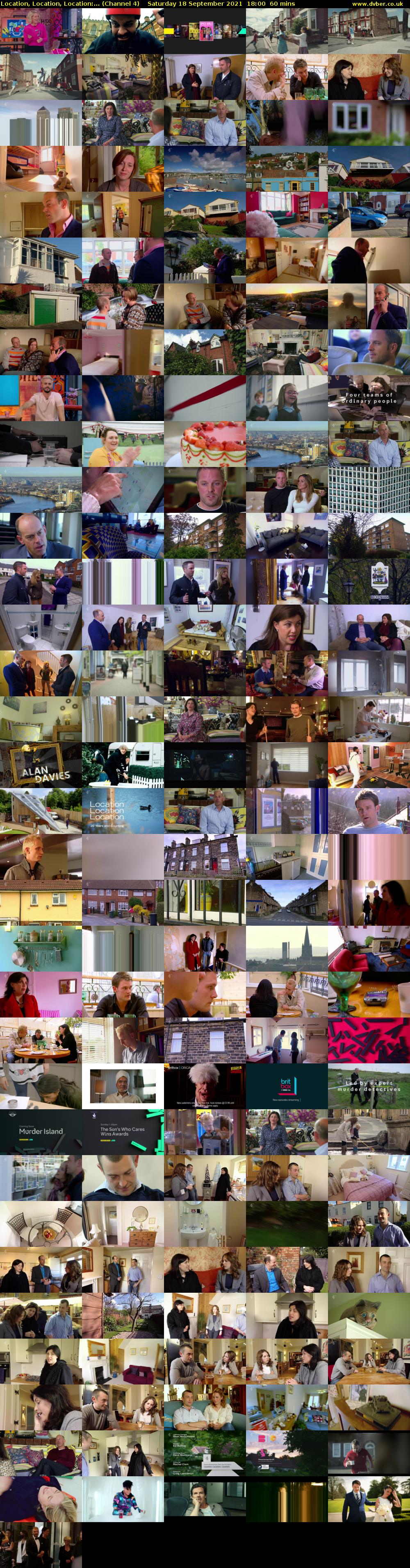 Location, Location, Location:... (Channel 4) Saturday 18 September 2021 18:00 - 19:00