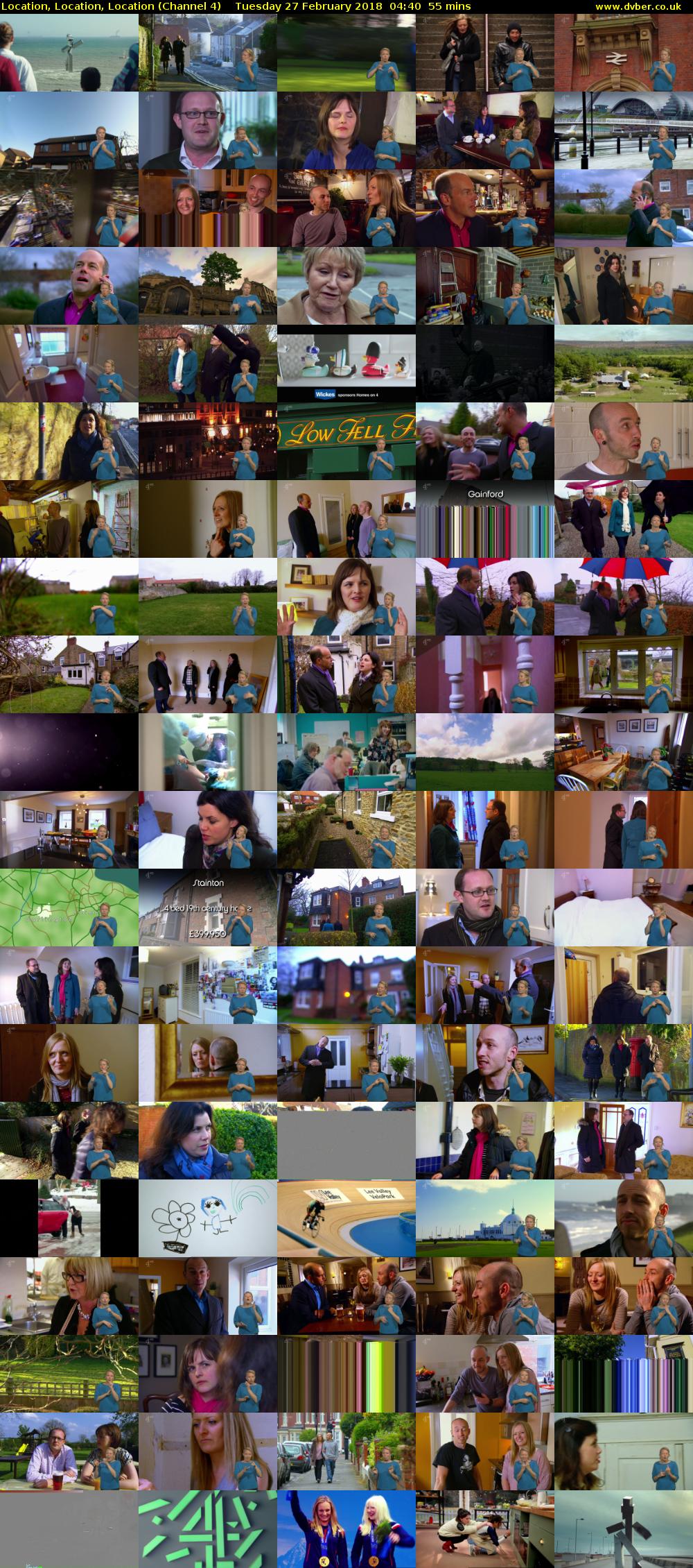 Location, Location, Location (Channel 4) Tuesday 27 February 2018 04:40 - 05:35