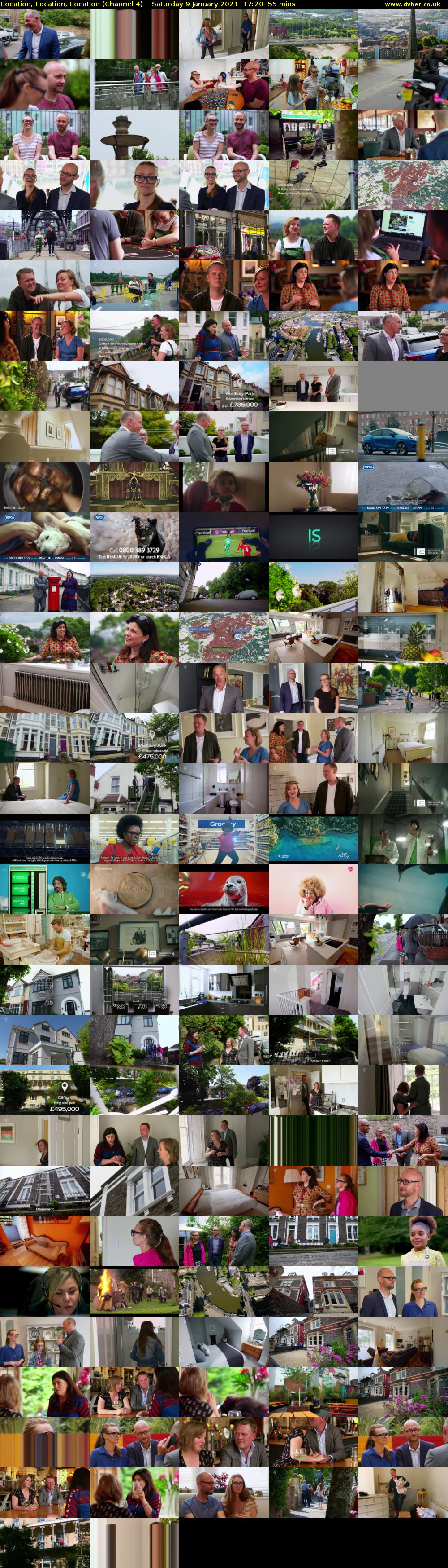 Location, Location, Location (Channel 4) Saturday 9 January 2021 17:20 - 18:15