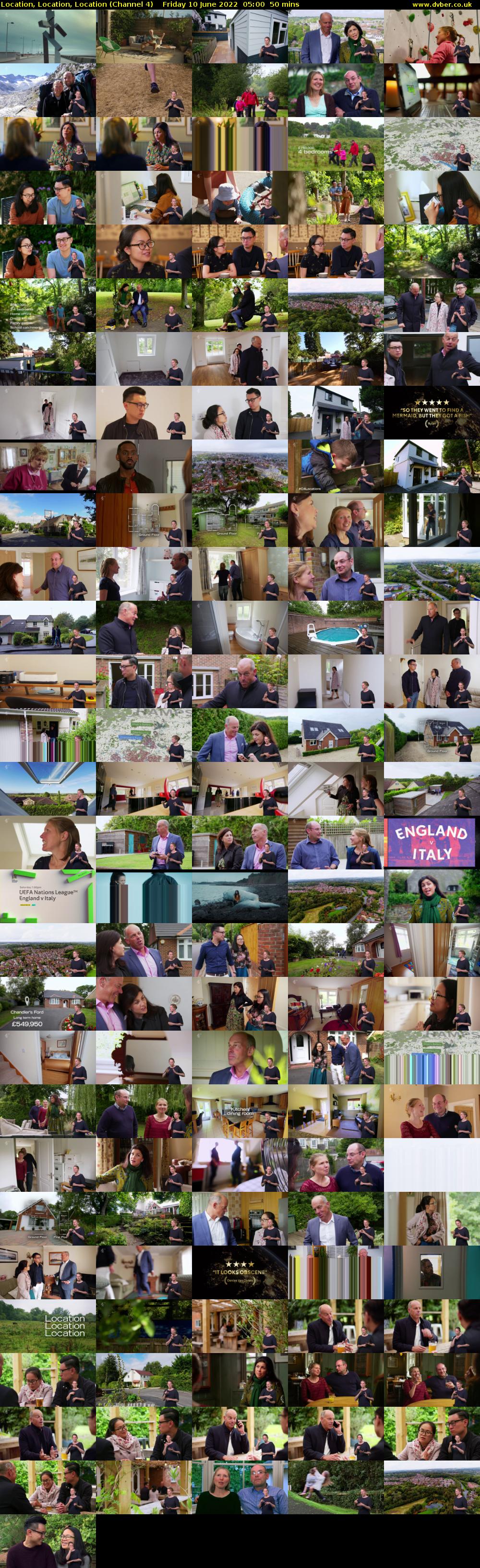 Location, Location, Location (Channel 4) Friday 10 June 2022 05:00 - 05:50