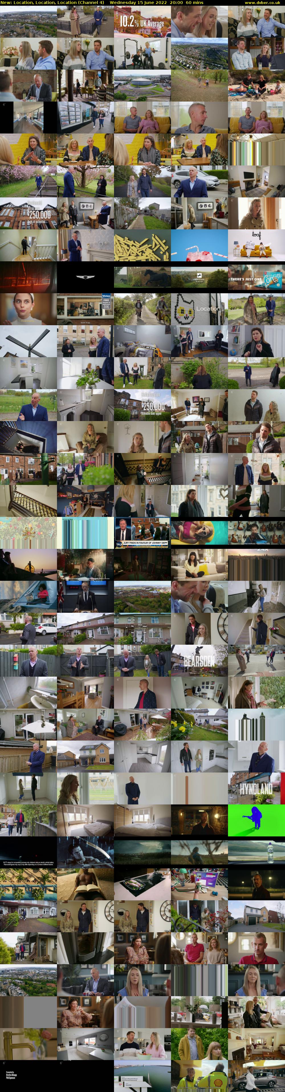 Location, Location, Location (Channel 4) Wednesday 15 June 2022 20:00 - 21:00