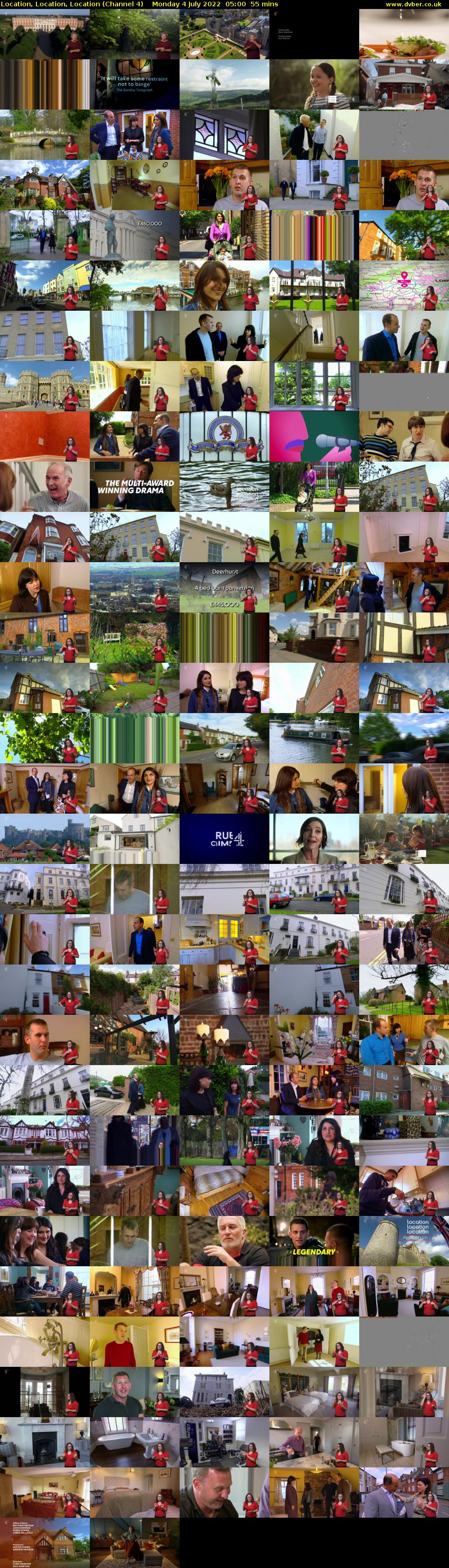 Location, Location, Location (Channel 4) Monday 4 July 2022 05:00 - 05:55