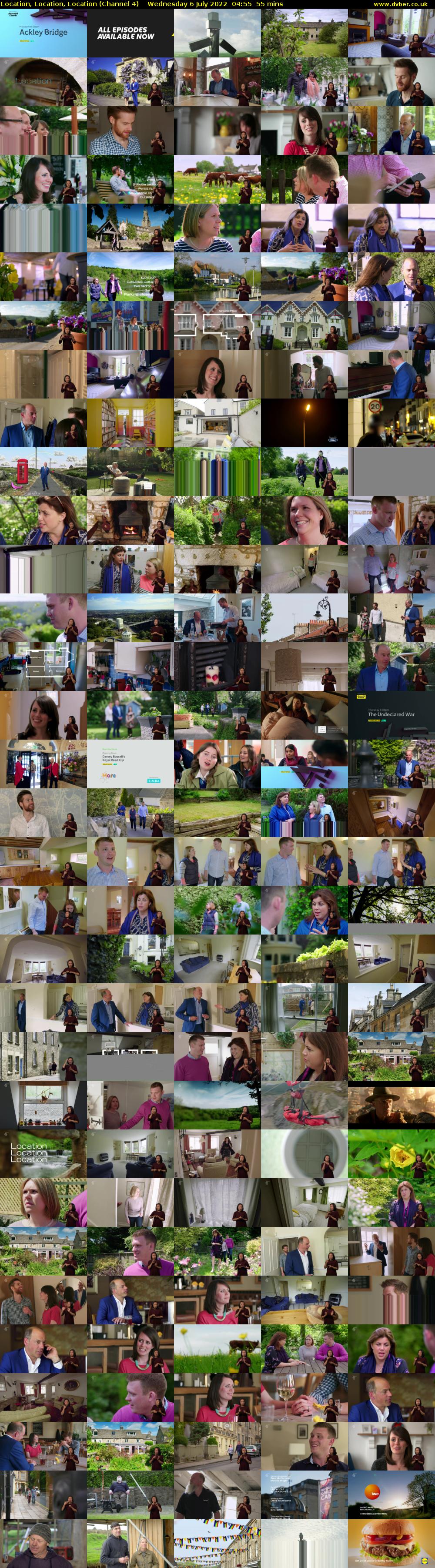 Location, Location, Location (Channel 4) Wednesday 6 July 2022 04:55 - 05:50