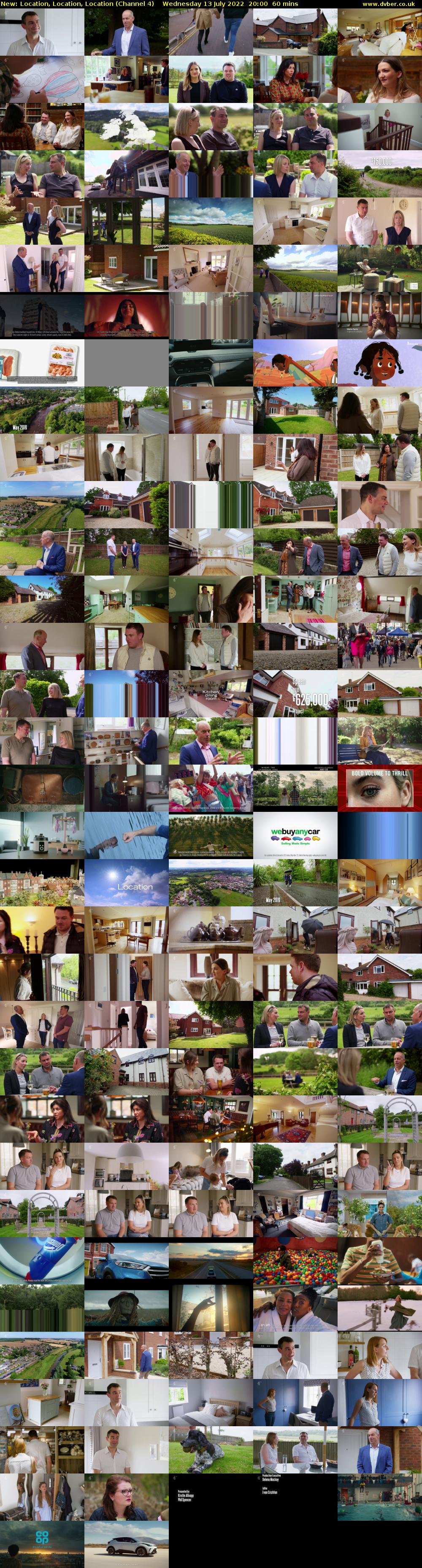 Location, Location, Location (Channel 4) Wednesday 13 July 2022 20:00 - 21:00