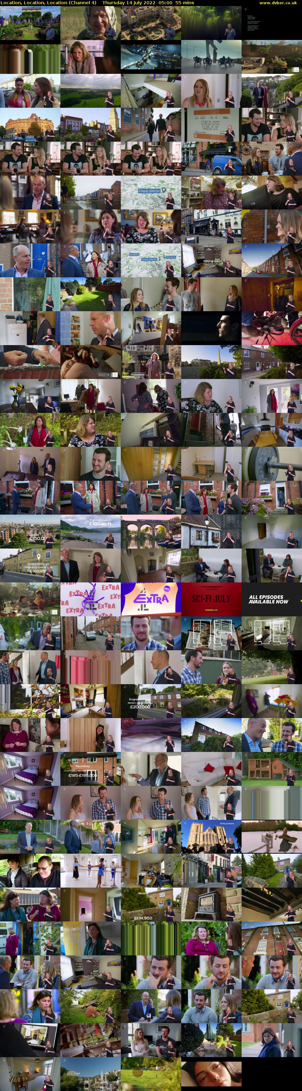 Location, Location, Location (Channel 4) Thursday 14 July 2022 05:00 - 05:55