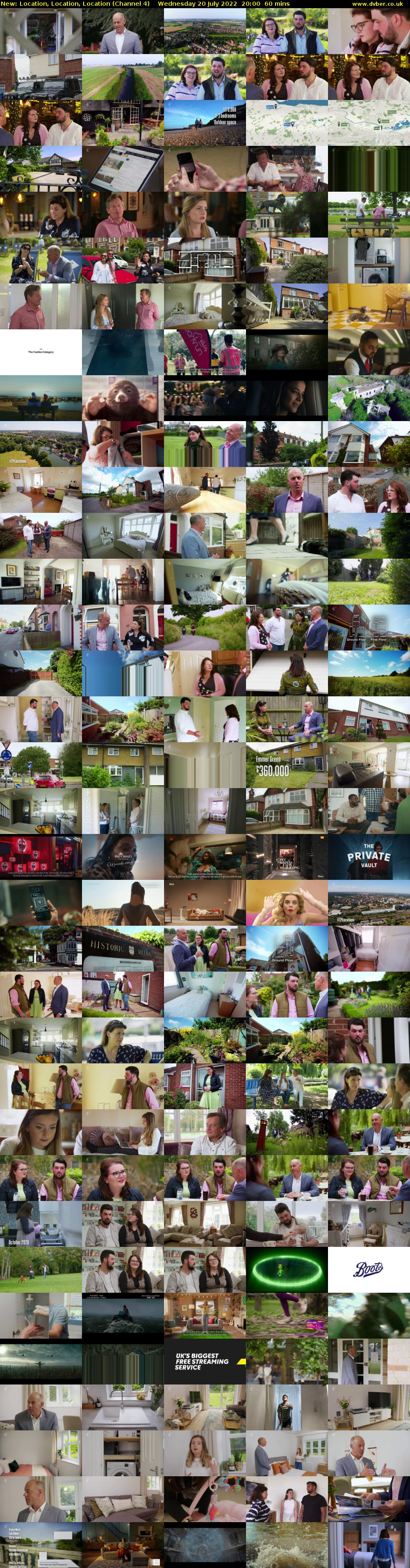 Location, Location, Location (Channel 4) Wednesday 20 July 2022 20:00 - 21:00
