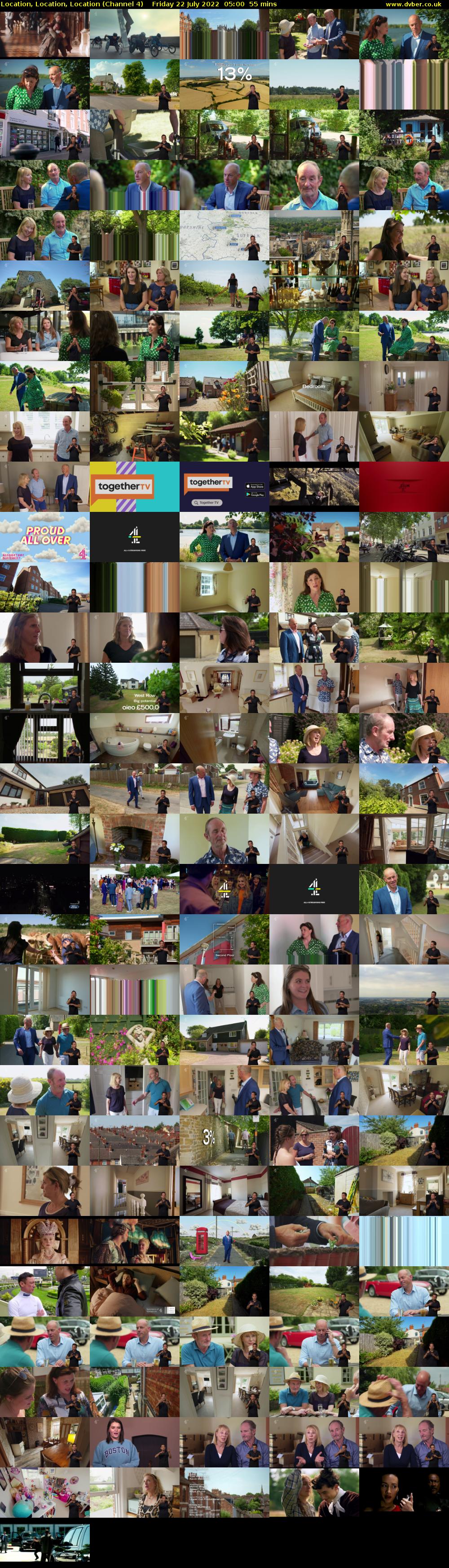 Location, Location, Location (Channel 4) Friday 22 July 2022 05:00 - 05:55