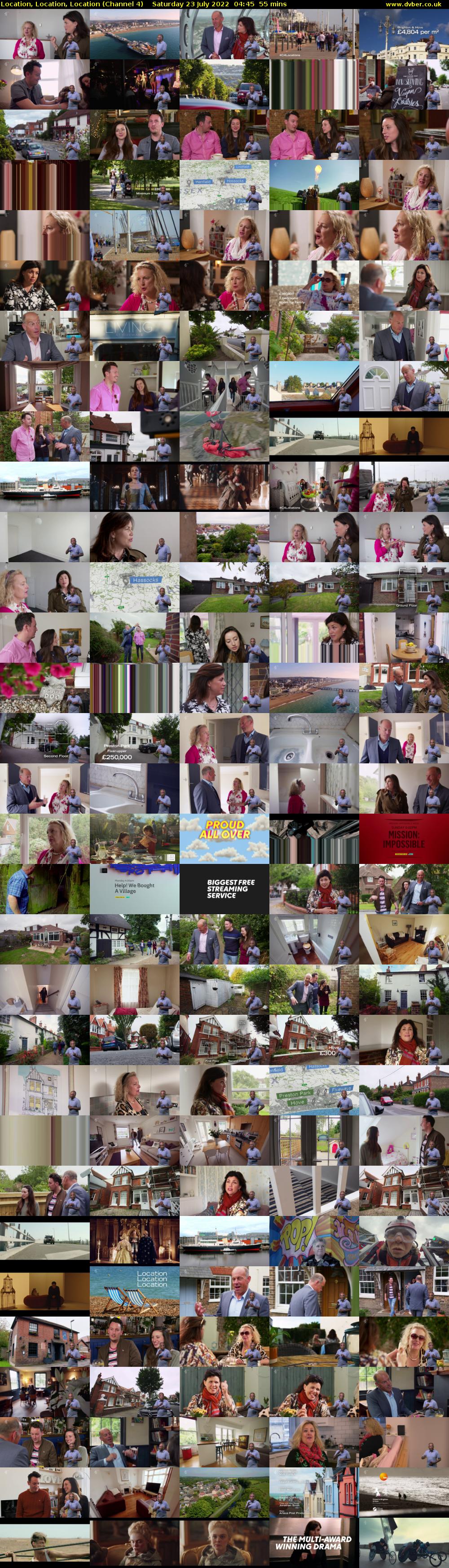 Location, Location, Location (Channel 4) Saturday 23 July 2022 04:45 - 05:40