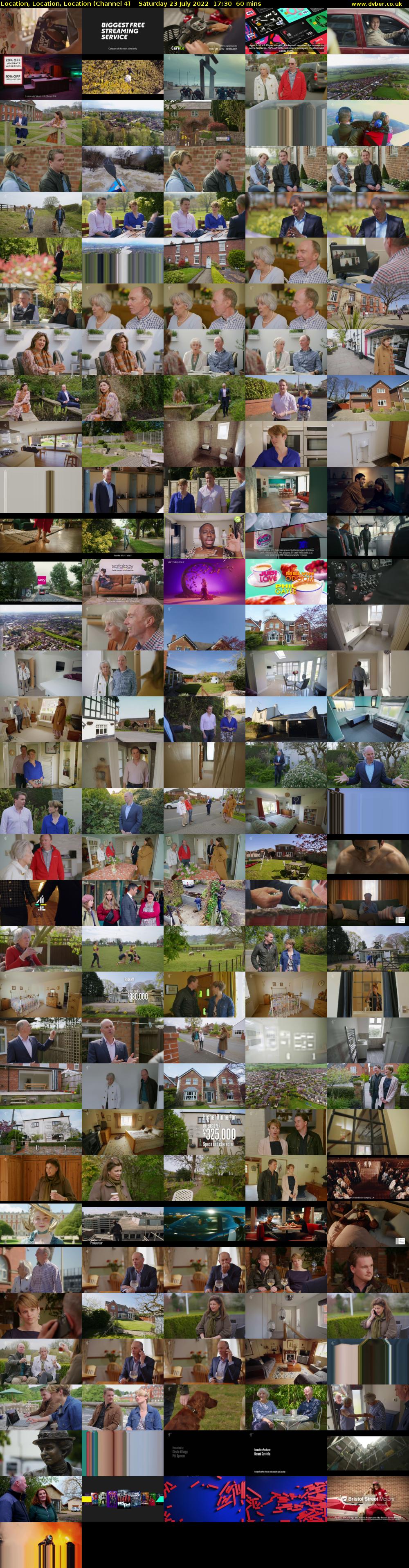 Location, Location, Location (Channel 4) Saturday 23 July 2022 17:30 - 18:30