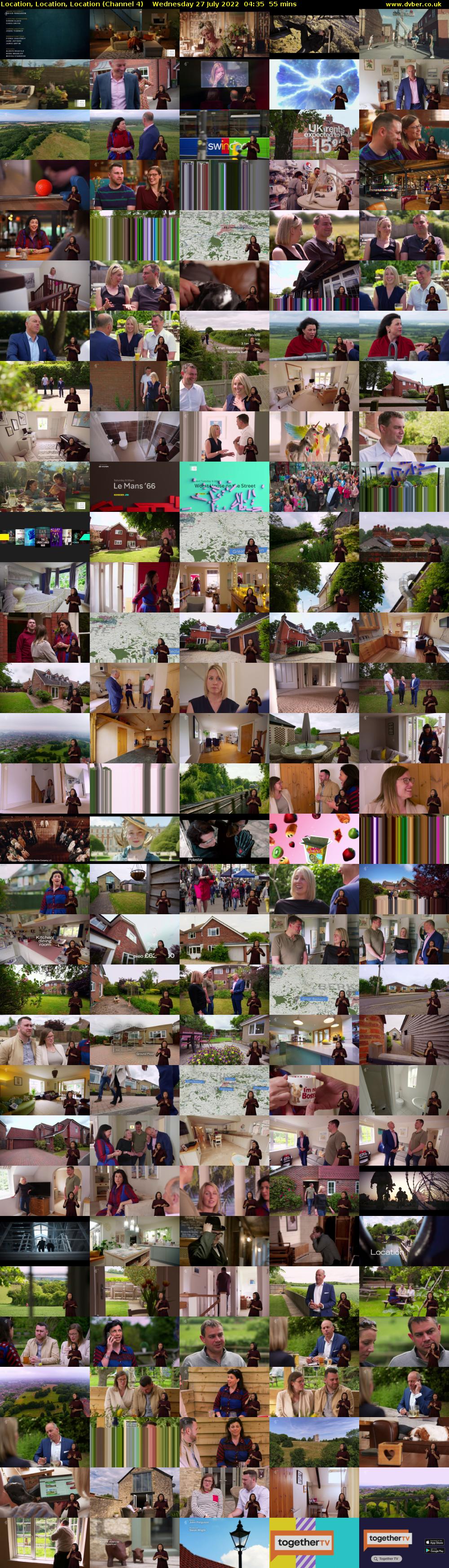 Location, Location, Location (Channel 4) Wednesday 27 July 2022 04:35 - 05:30