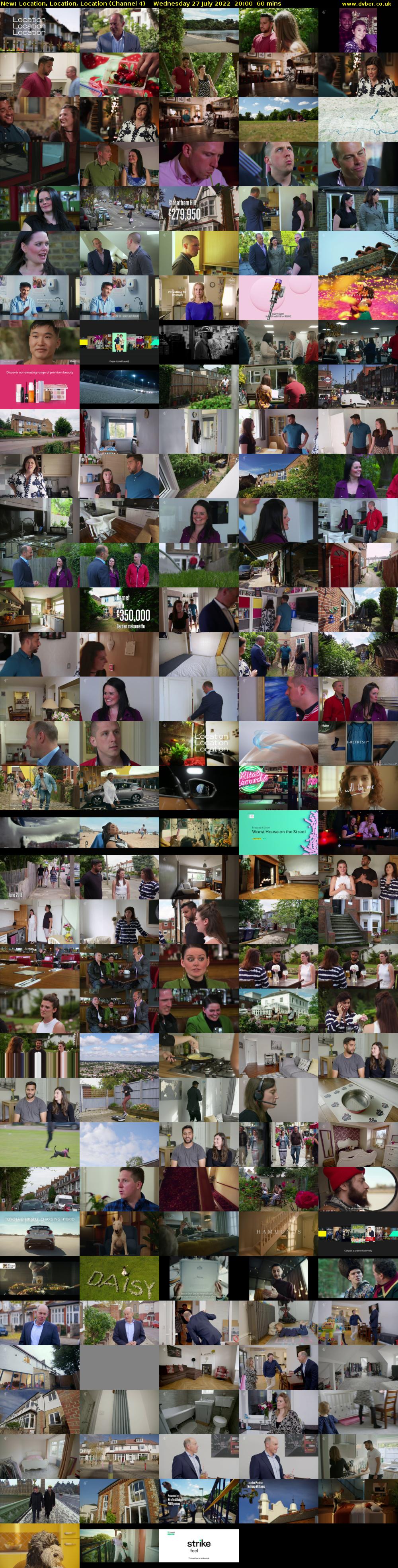 Location, Location, Location (Channel 4) Wednesday 27 July 2022 20:00 - 21:00