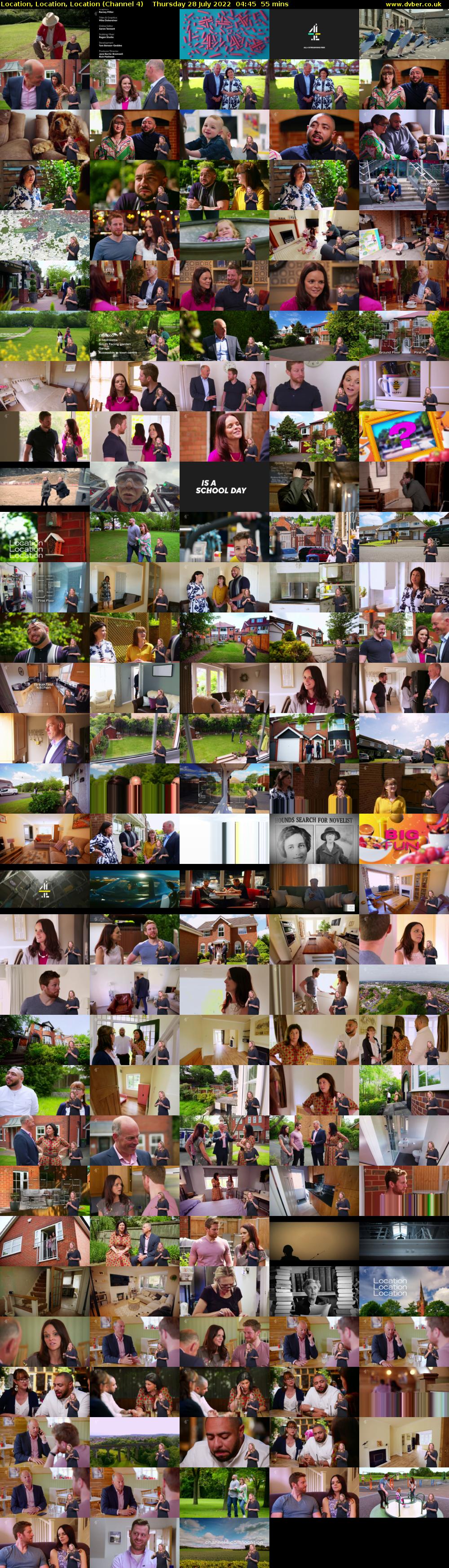Location, Location, Location (Channel 4) Thursday 28 July 2022 04:45 - 05:40
