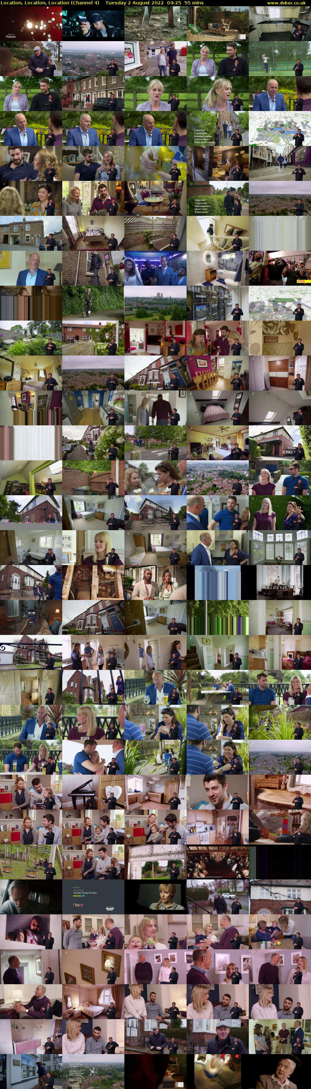 Location, Location, Location (Channel 4) Tuesday 2 August 2022 04:25 - 05:20
