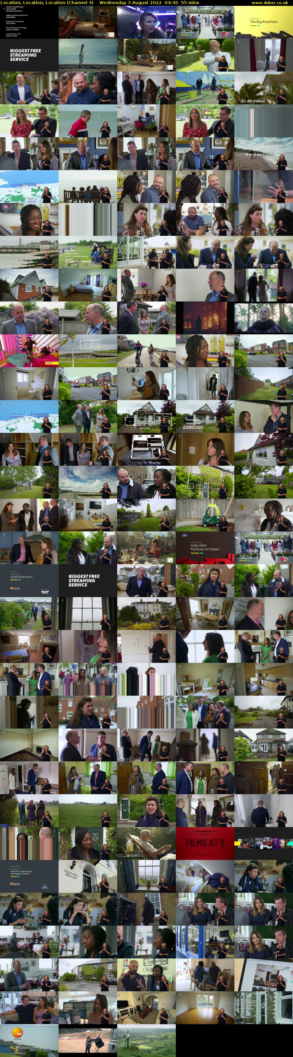 Location, Location, Location (Channel 4) Wednesday 3 August 2022 04:40 - 05:35