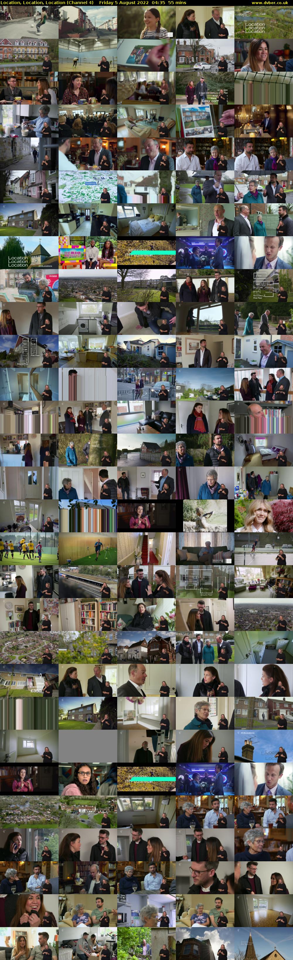 Location, Location, Location (Channel 4) Friday 5 August 2022 04:35 - 05:30