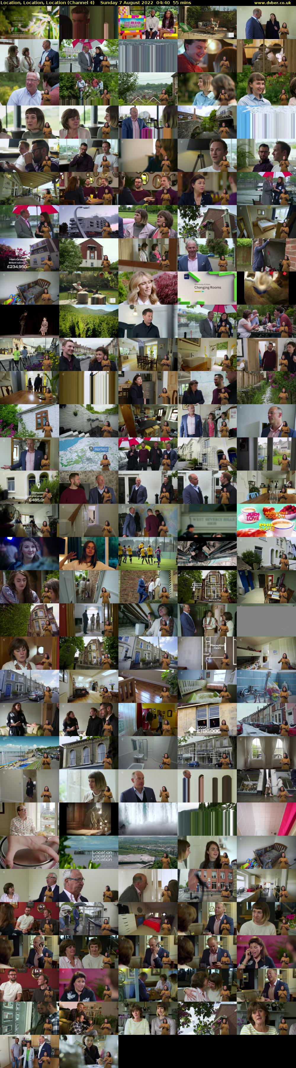 Location, Location, Location (Channel 4) Sunday 7 August 2022 04:40 - 05:35