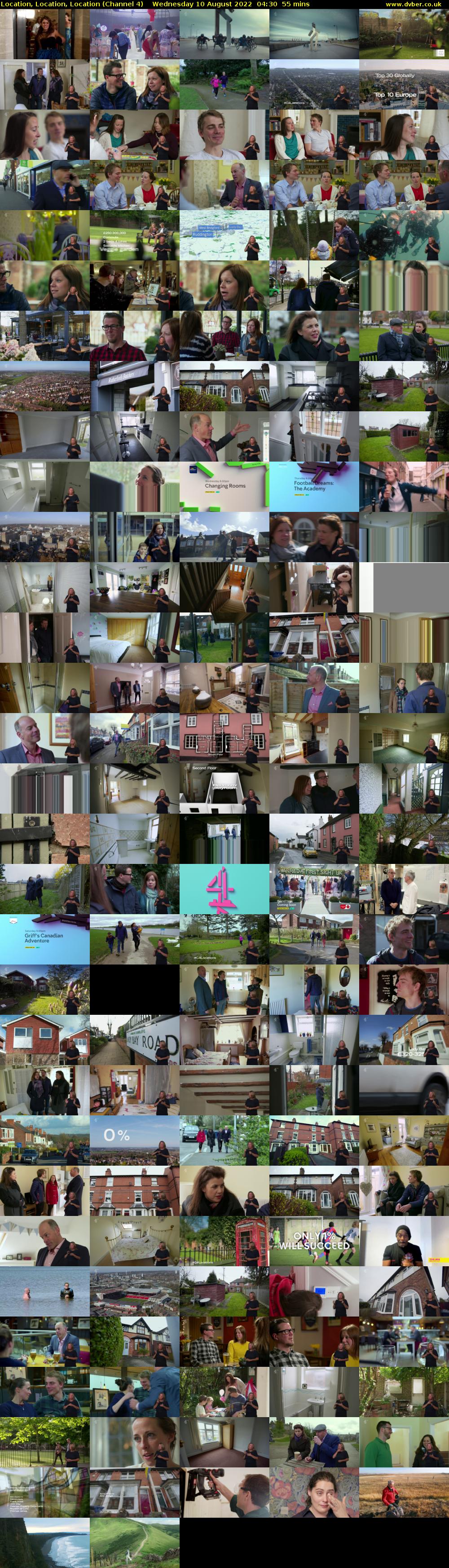 Location, Location, Location (Channel 4) Wednesday 10 August 2022 04:30 - 05:25