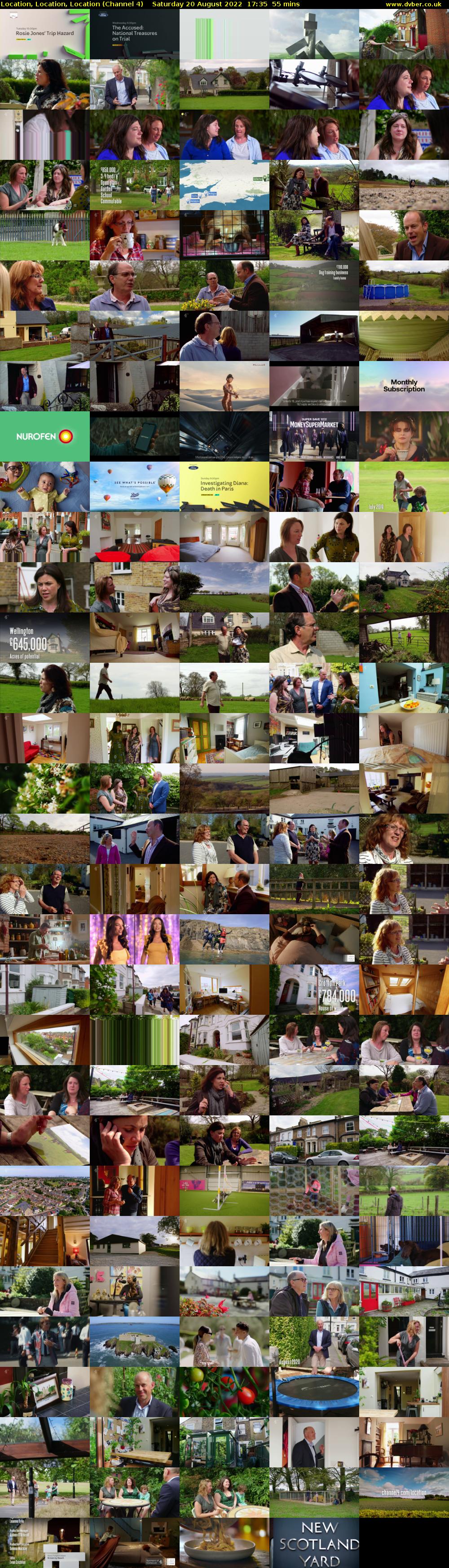 Location, Location, Location (Channel 4) Saturday 20 August 2022 17:35 - 18:30