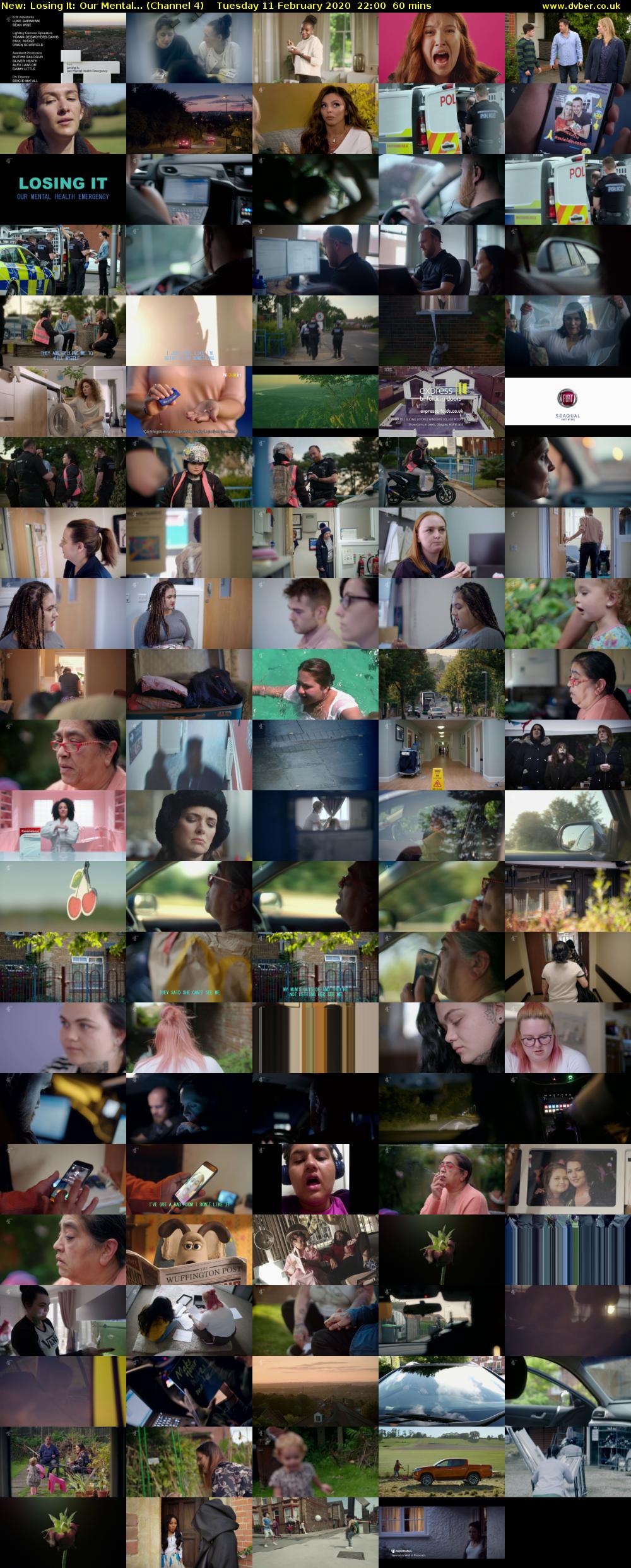 Losing It: Our Mental... (Channel 4) Tuesday 11 February 2020 22:00 - 23:00