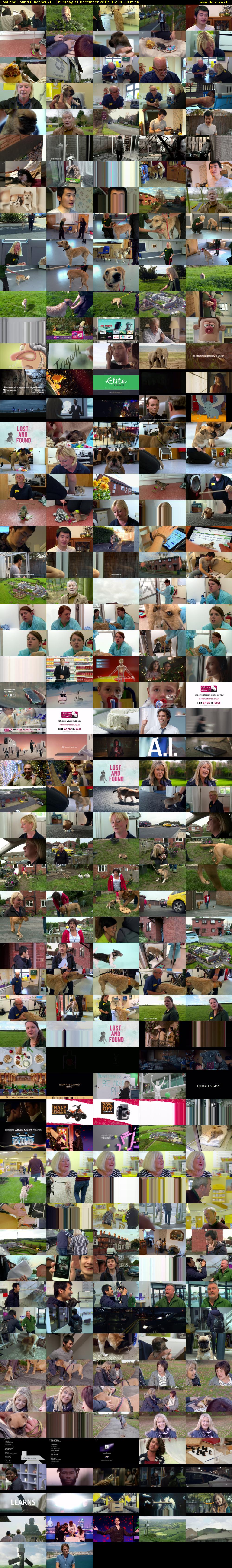 Lost and Found (Channel 4) Thursday 21 December 2017 15:00 - 16:00