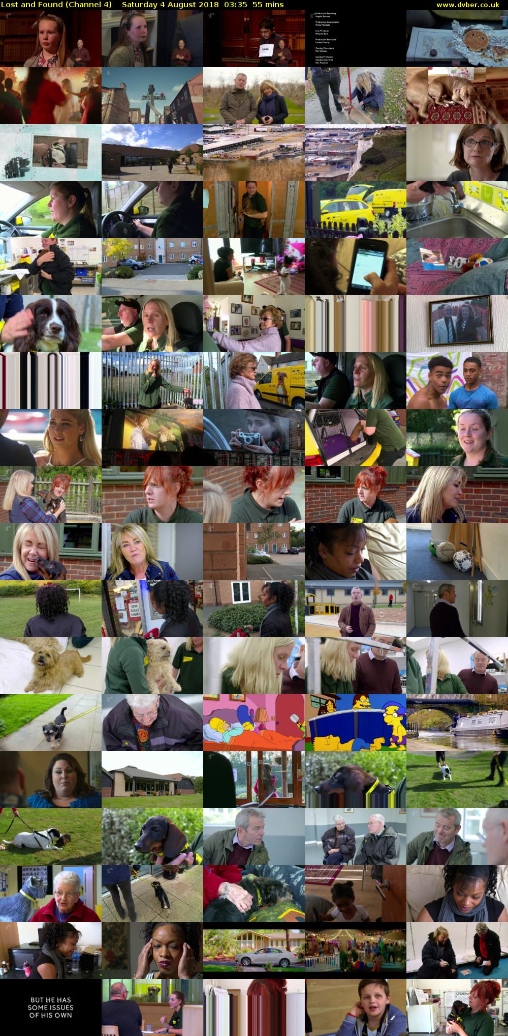 Lost and Found (Channel 4) Saturday 4 August 2018 03:35 - 04:30