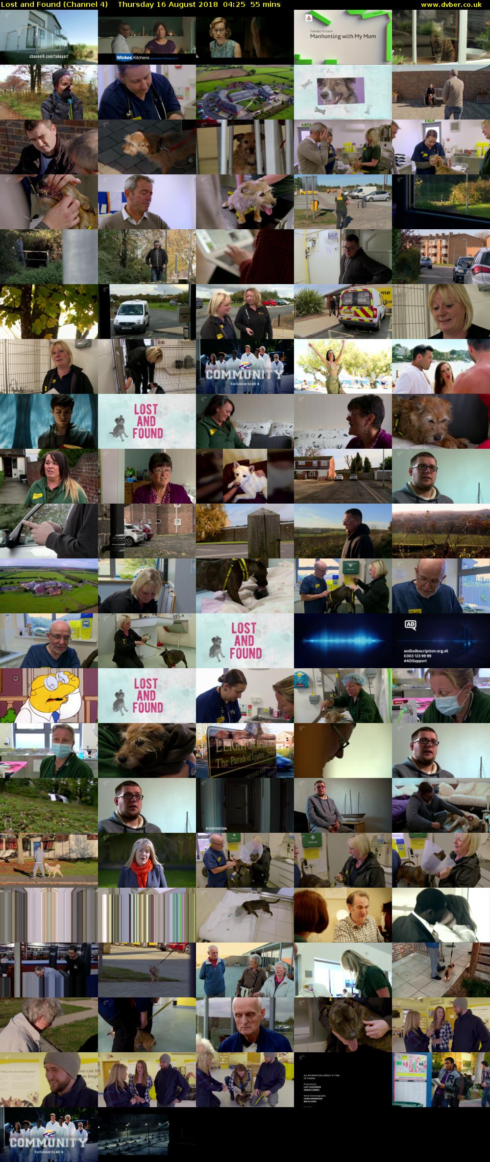 Lost and Found (Channel 4) Thursday 16 August 2018 04:25 - 05:20