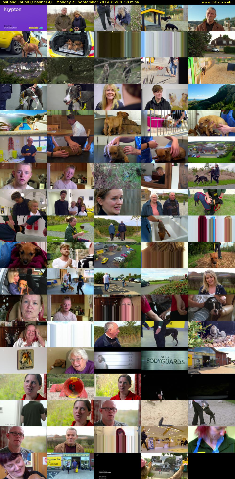 Lost and Found (Channel 4) Monday 23 September 2019 05:00 - 05:50