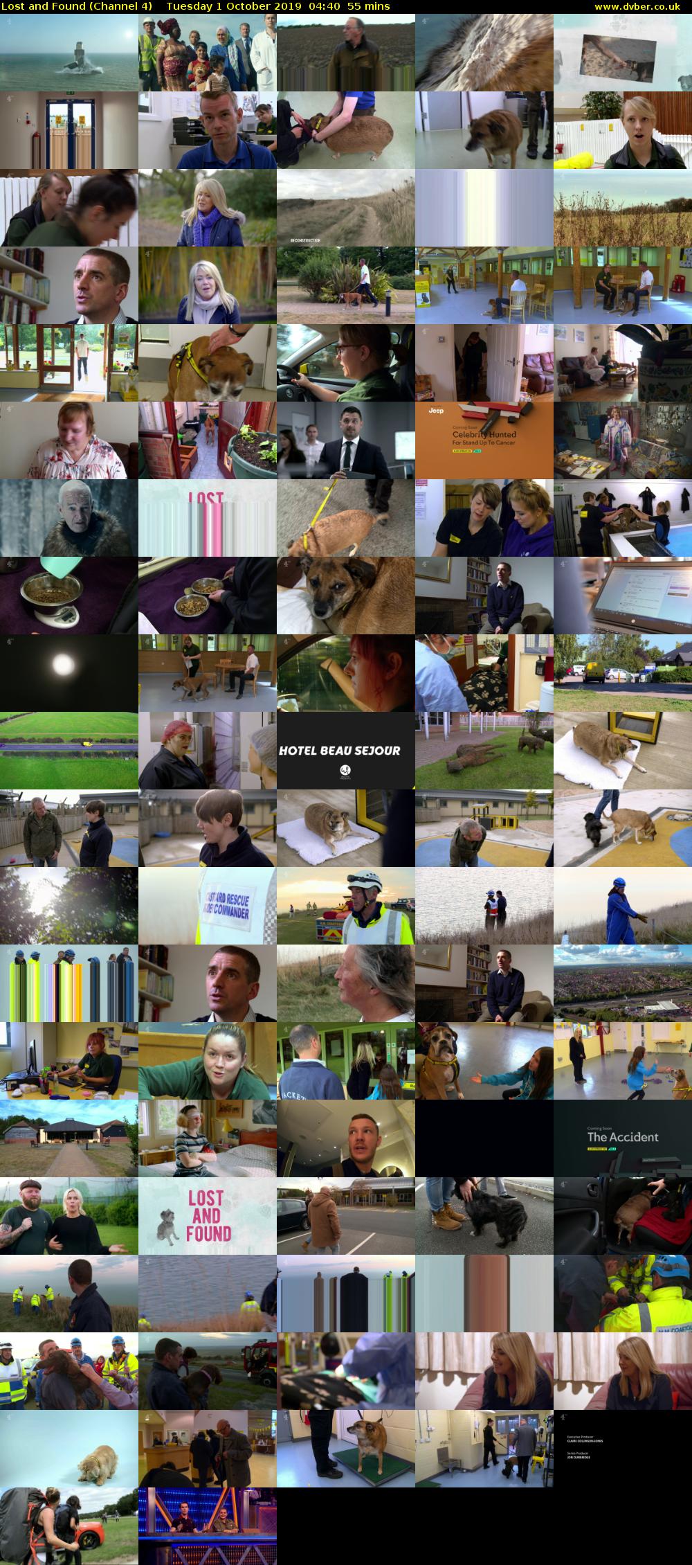 Lost and Found (Channel 4) Tuesday 1 October 2019 04:40 - 05:35
