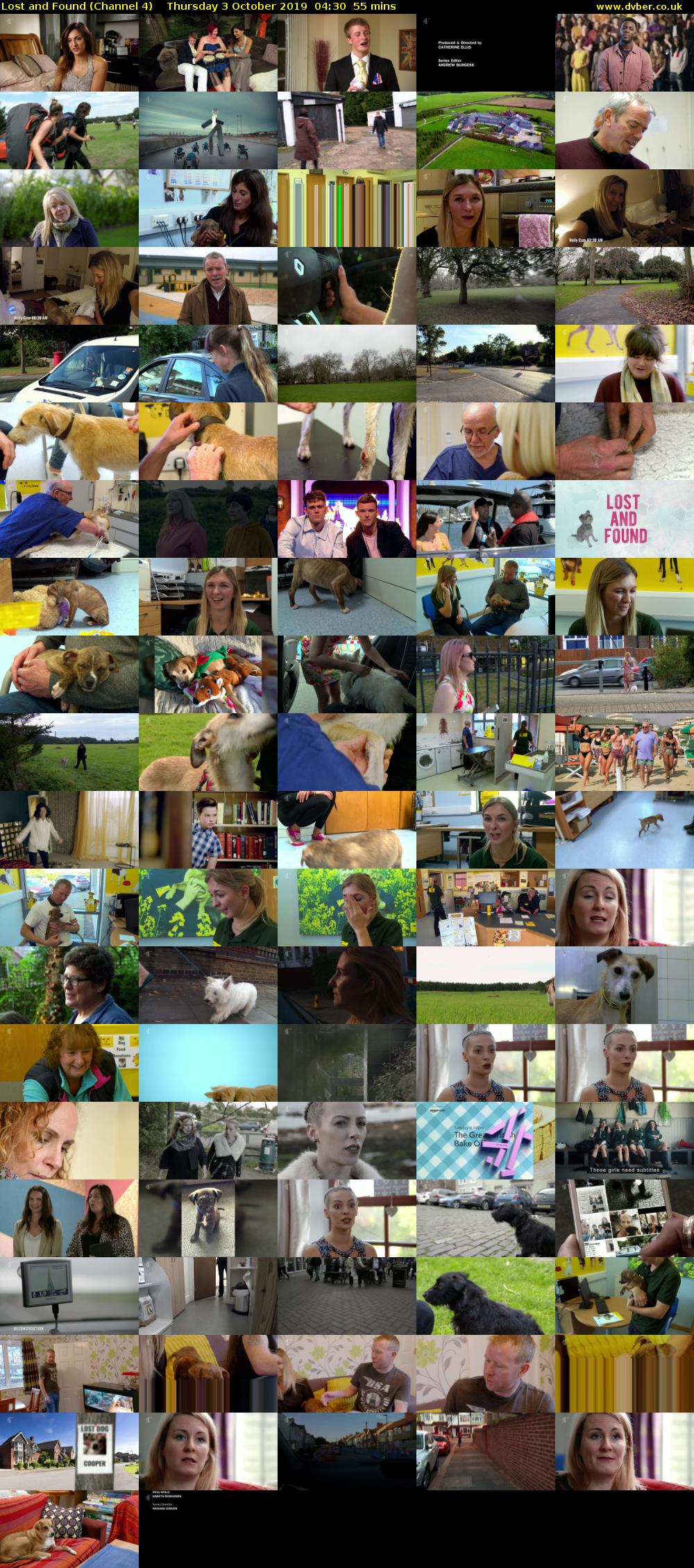 Lost and Found (Channel 4) Thursday 3 October 2019 04:30 - 05:25