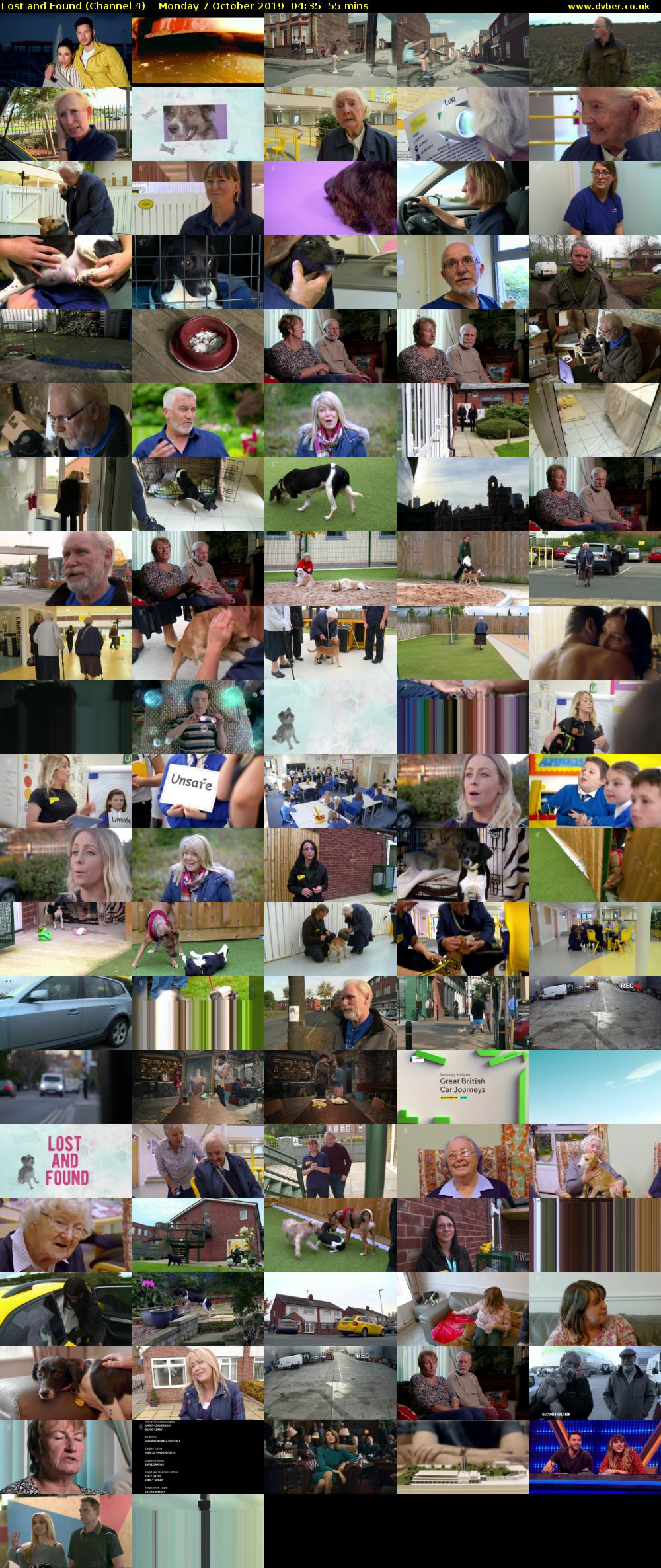 Lost and Found (Channel 4) Monday 7 October 2019 04:35 - 05:30