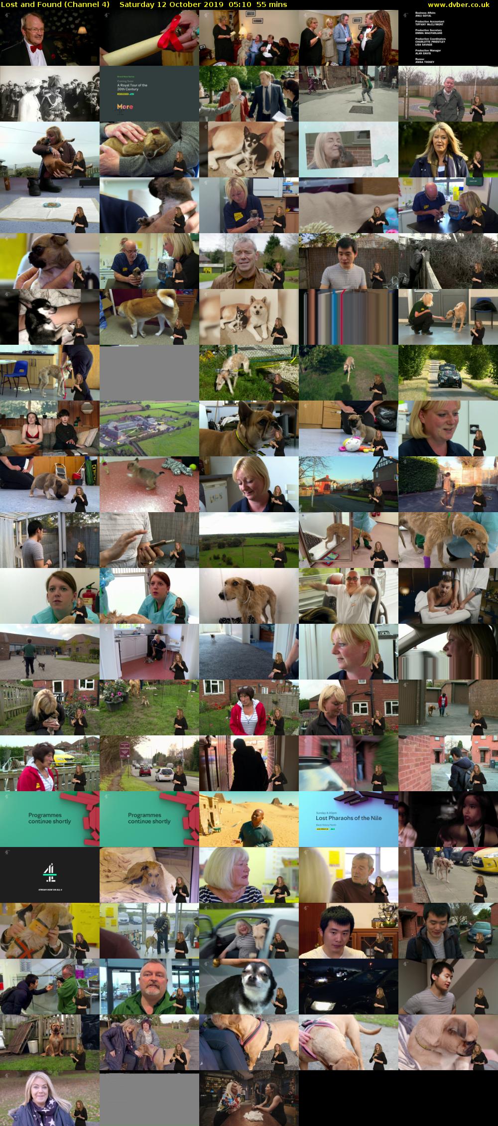 Lost and Found (Channel 4) Saturday 12 October 2019 05:10 - 06:05