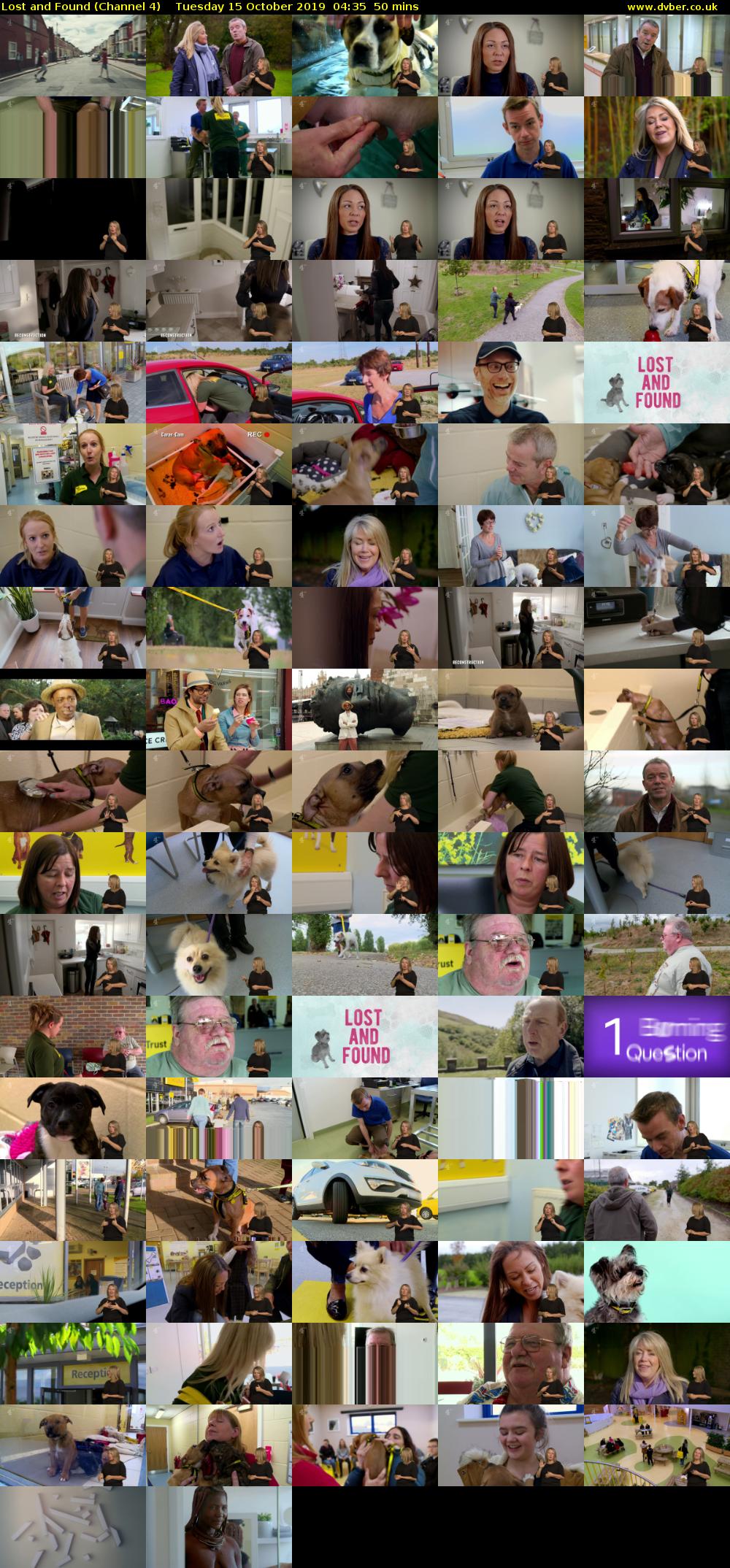 Lost and Found (Channel 4) Tuesday 15 October 2019 04:35 - 05:25