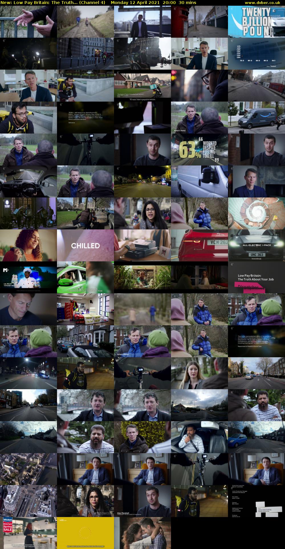 Low Pay Britain: The Truth... (Channel 4) Monday 12 April 2021 20:00 - 20:30