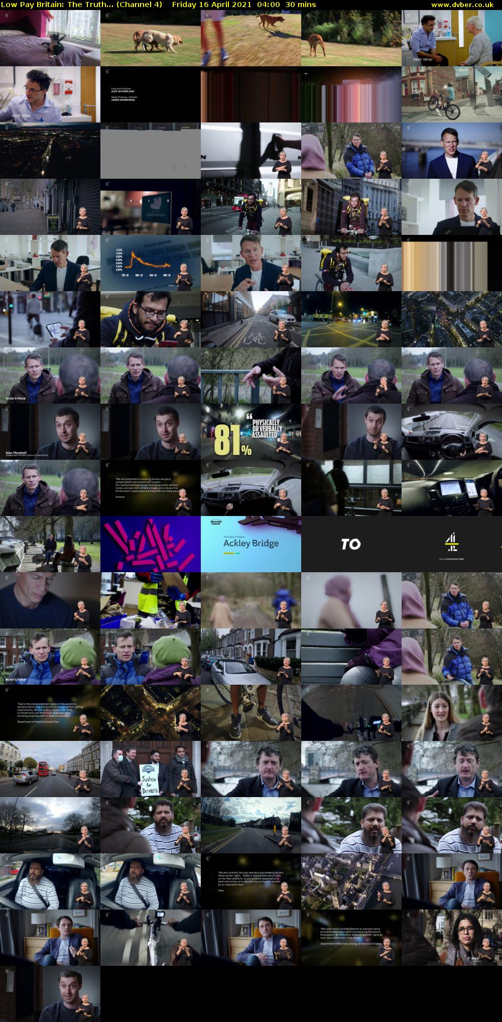 Low Pay Britain: The Truth... (Channel 4) Friday 16 April 2021 04:00 - 04:30