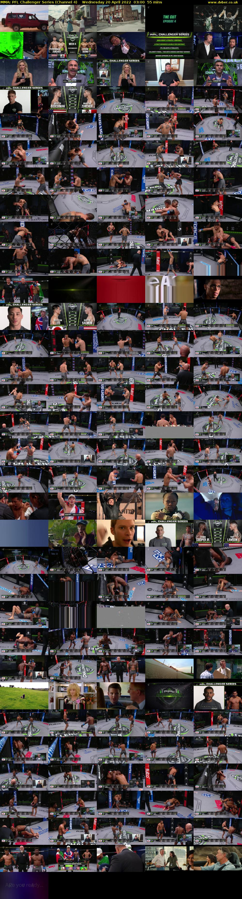MMA: PFL Challenger Series (Channel 4) Wednesday 20 April 2022 03:00 - 03:55