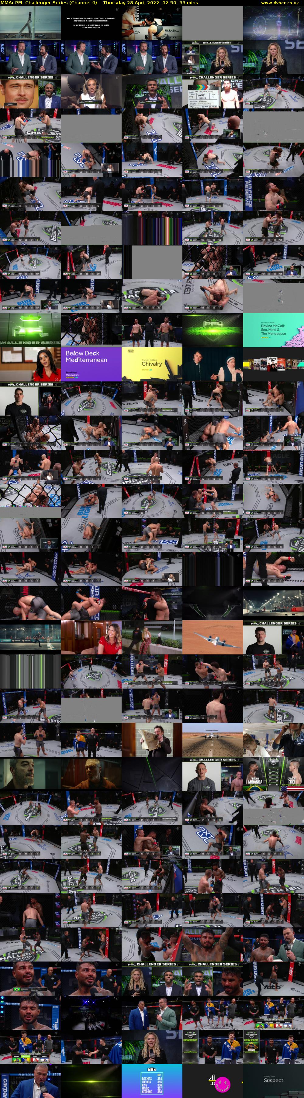 MMA: PFL Challenger Series (Channel 4) Thursday 28 April 2022 02:50 - 03:45