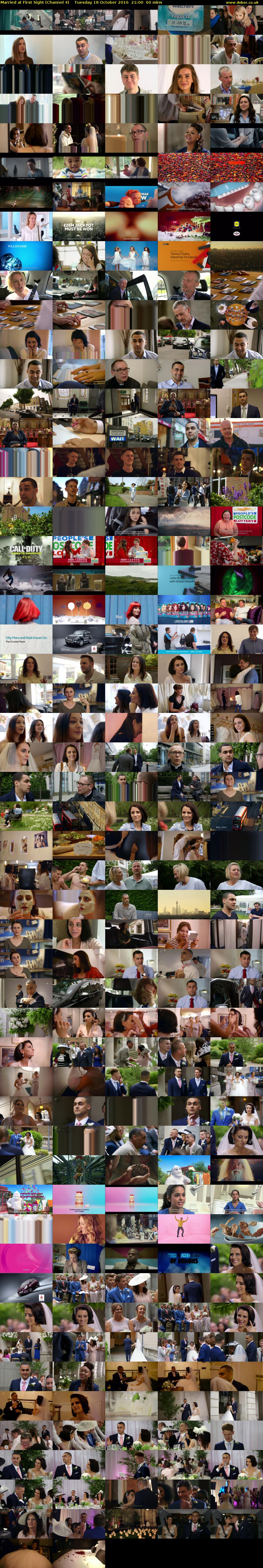 Married at First Sight (Channel 4) Tuesday 18 October 2016 21:00 - 22:00