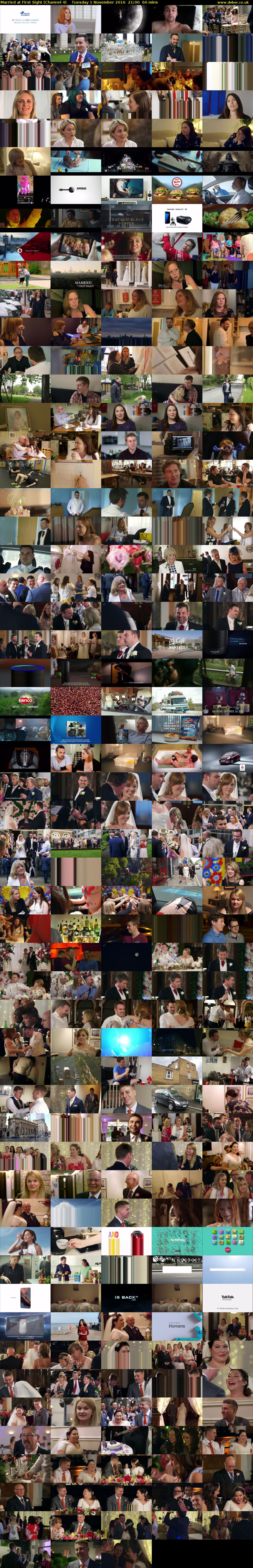 Married at First Sight (Channel 4) Tuesday 1 November 2016 21:00 - 22:00