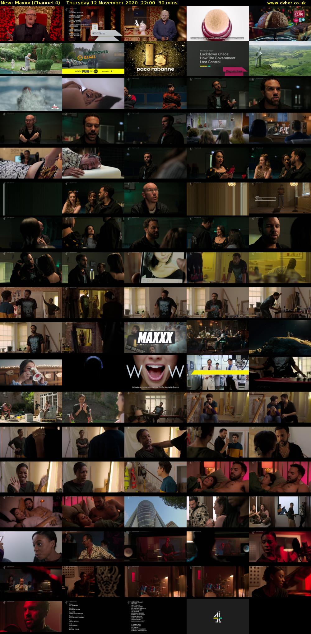 Maxxx (Channel 4) Thursday 12 November 2020 22:00 - 22:30