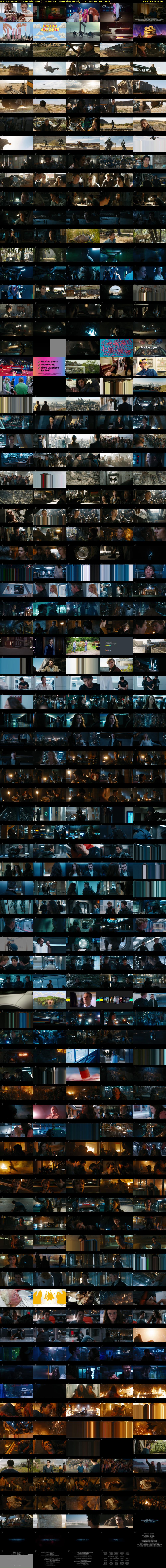 Maze Runner: The Death Cure (Channel 4) Saturday 16 July 2022 00:10 - 02:35