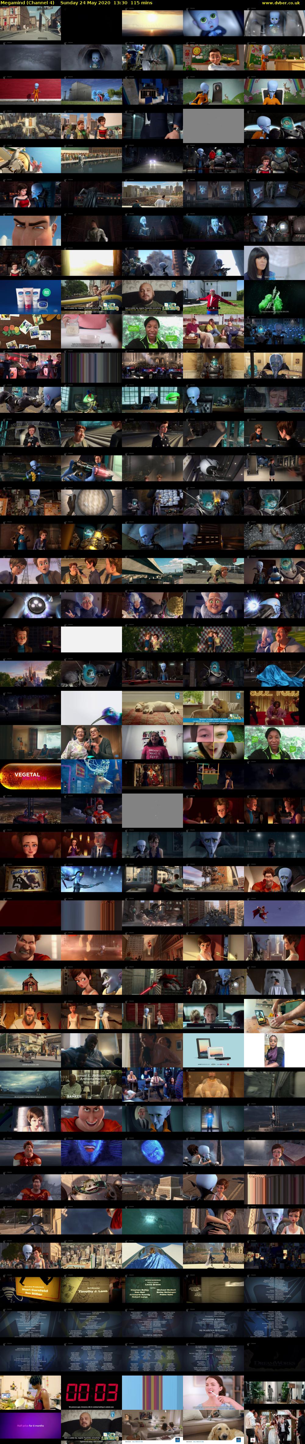 Megamind (Channel 4) Sunday 24 May 2020 13:30 - 15:25