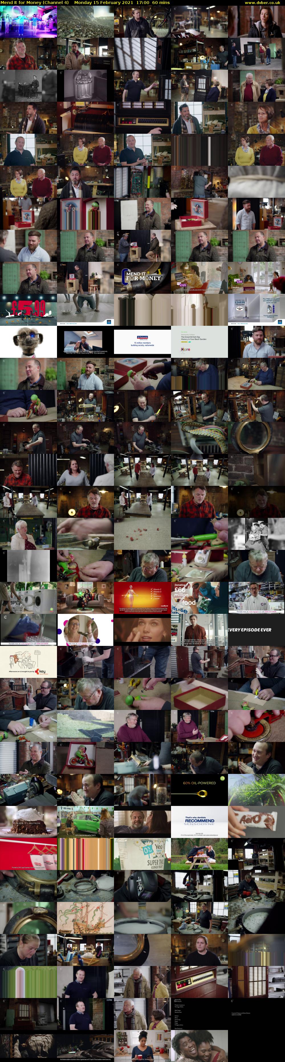 Mend It for Money (Channel 4) Monday 15 February 2021 17:00 - 18:00