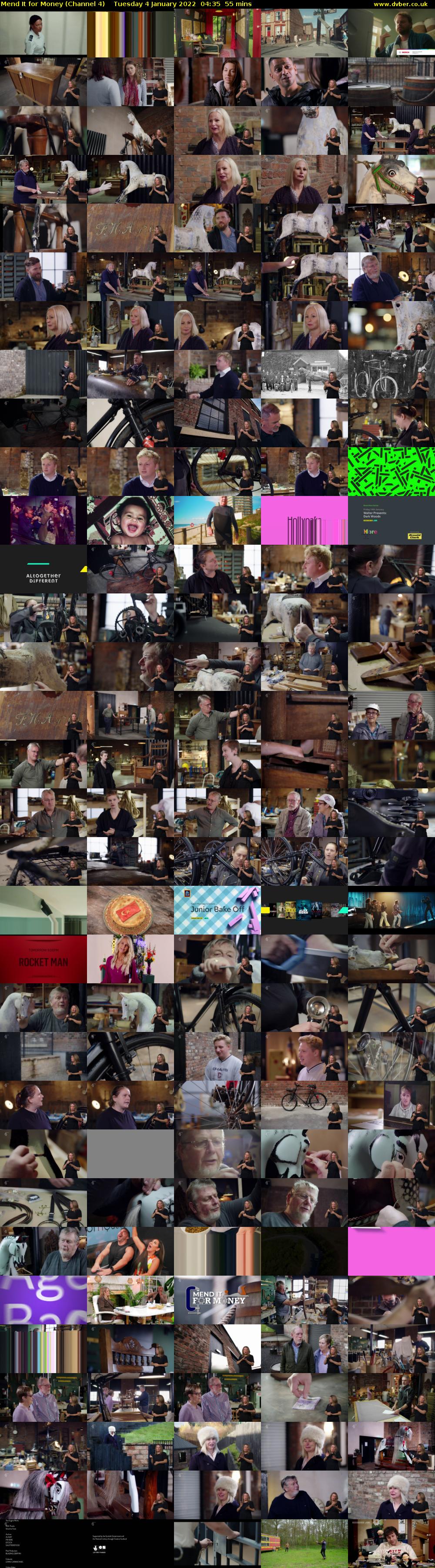 Mend It for Money (Channel 4) Tuesday 4 January 2022 04:35 - 05:30