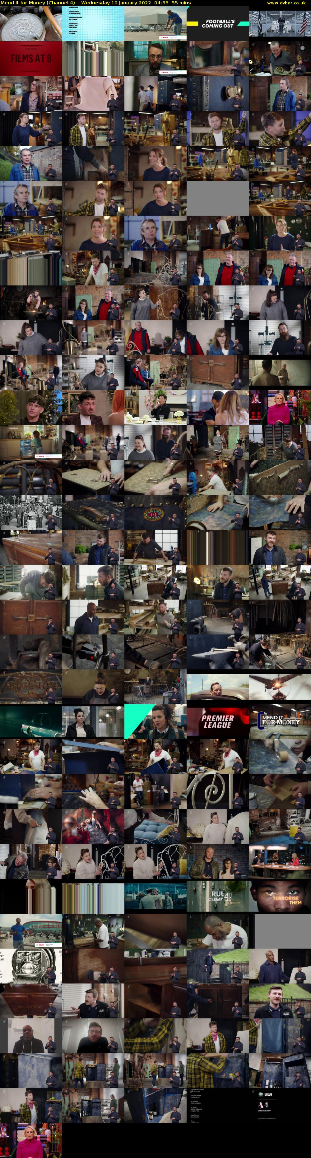 Mend It for Money (Channel 4) Wednesday 19 January 2022 04:55 - 05:50