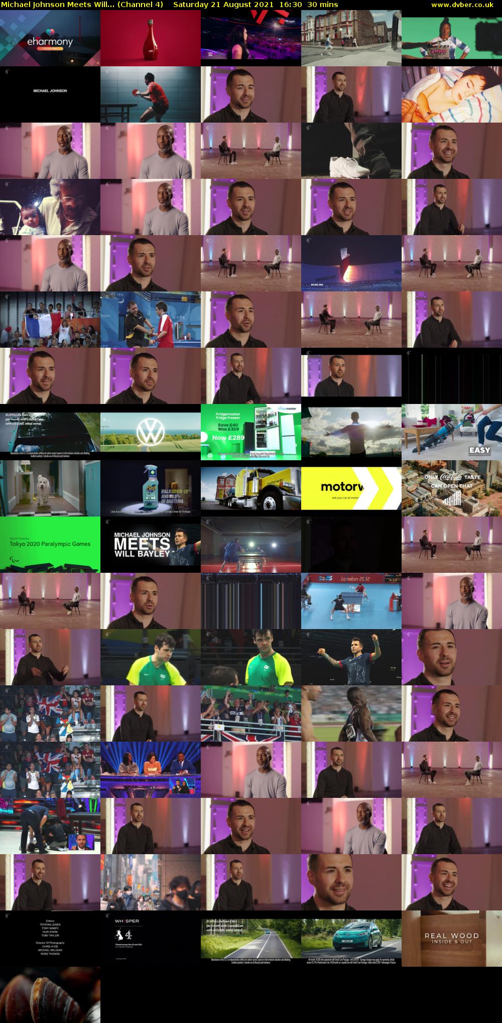 Michael Johnson Meets Will... (Channel 4) Saturday 21 August 2021 16:30 - 17:00