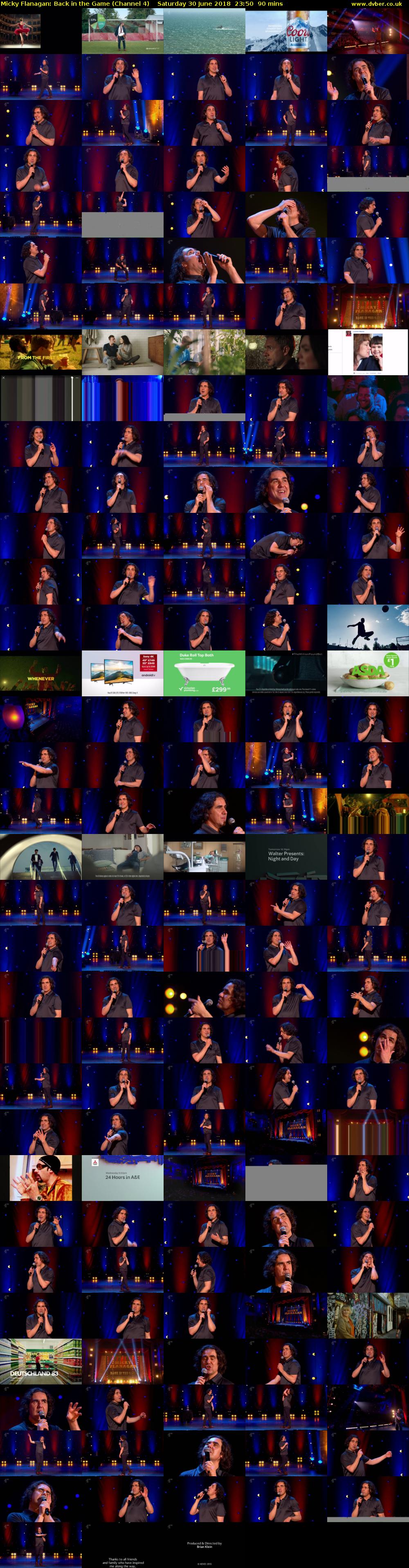 Micky Flanagan: Back in the Game (Channel 4) Saturday 30 June 2018 23:50 - 01:20