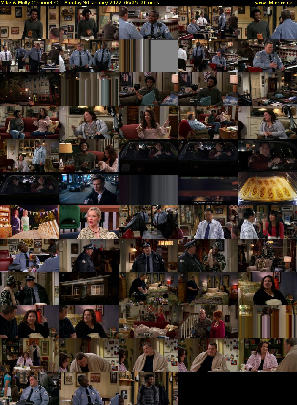 Mike & Molly (Channel 4) Sunday 30 January 2022 06:25 - 06:45