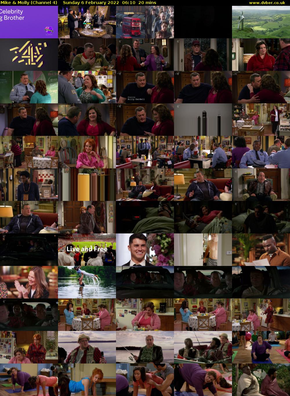 Mike & Molly (Channel 4) Sunday 6 February 2022 06:10 - 06:30
